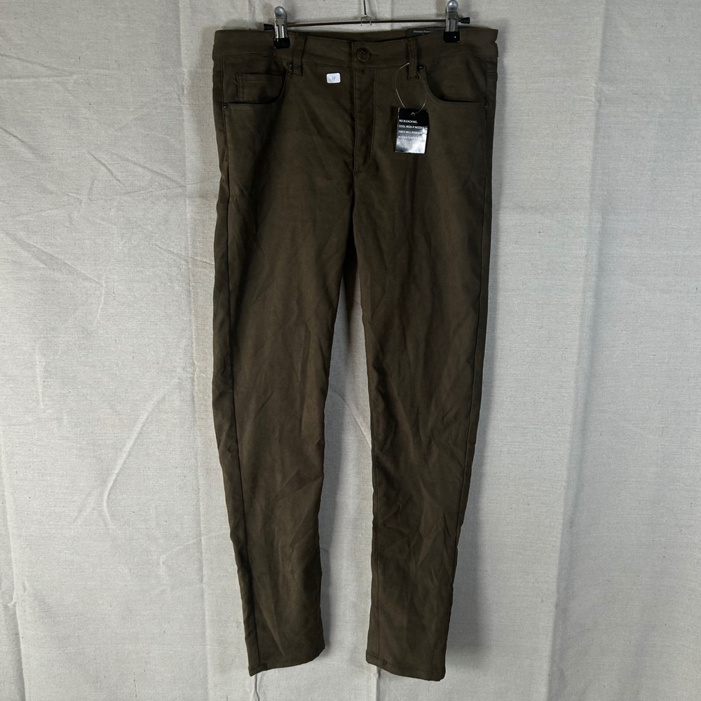 Resfeber Extra Stretched Pants Olive Brown Womens Size 12 NEW